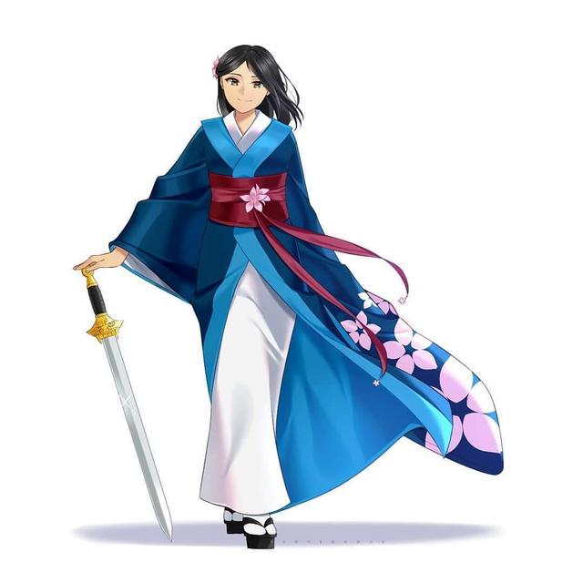 公主的武士装