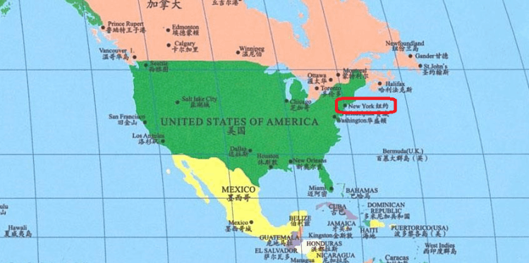 美国纽约州地图高清版大图，纽约各区地图