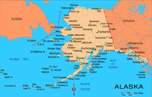 阿拉斯加州是美国从哪个国家买来的？1867年美国买下阿拉斯加