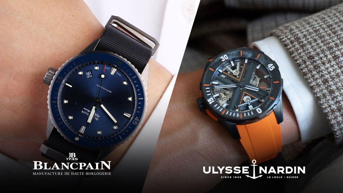 宝珀和劳力士哪个档次高（来看潜水表之王）