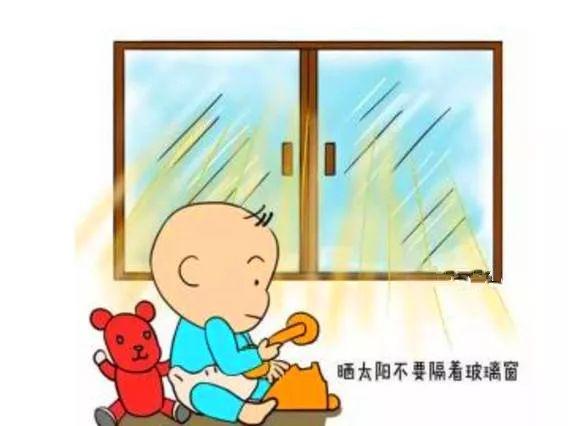 隔着玻璃晒太阳有用吗（隔着玻璃晒太阳能补钙么?）