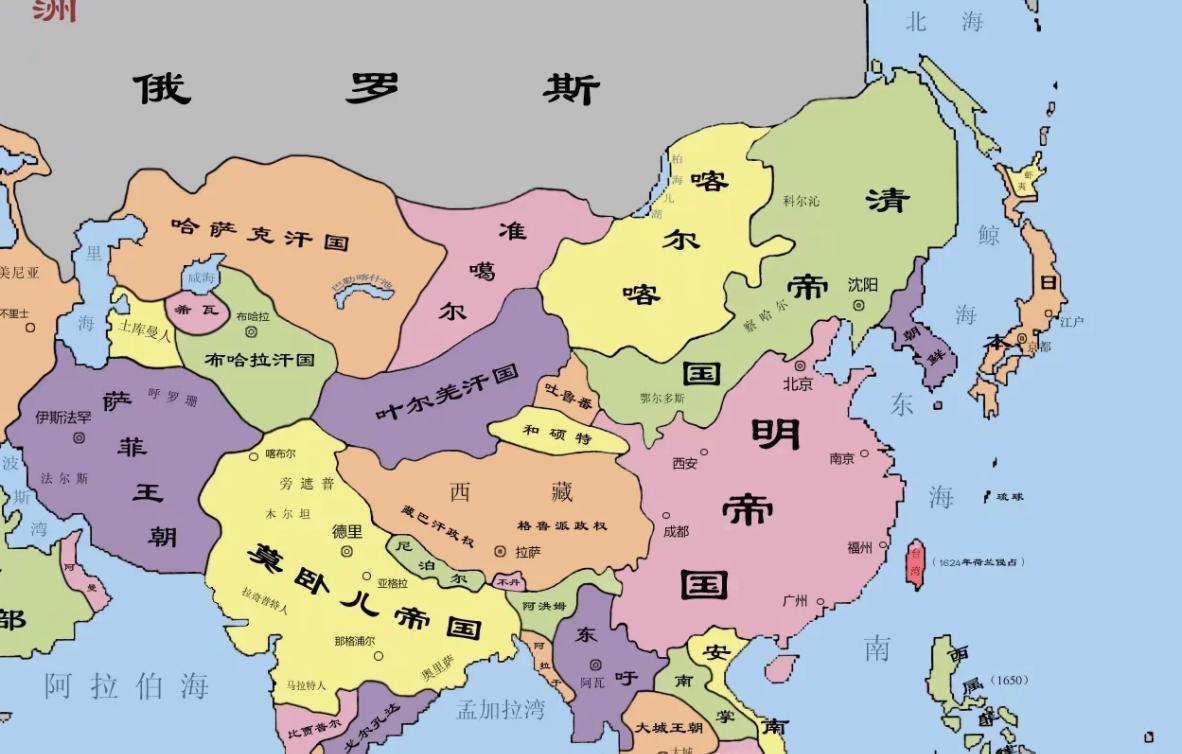 明朝版图最大时期的地图（明朝领土最大时地图有多大）