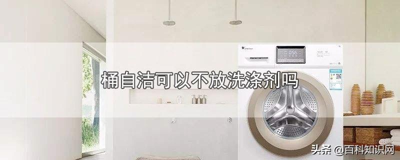 桶自洁需要放洗涤剂吗（清马桶污垢用什么东西最好）