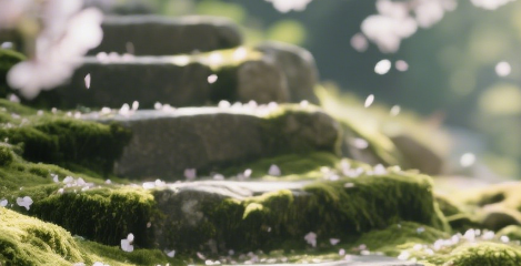 抒情诗歌--苔痕漫上石阶时