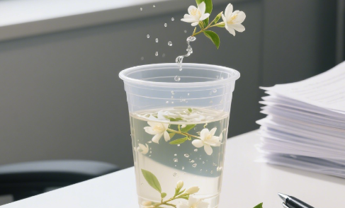 抒情诗歌--泡茶时浮沉的茉莉花瓣